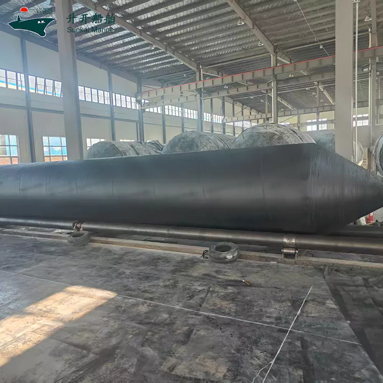 Matagumpay na Naghatid ang SunKai ng Maramihang Batch ng Customized Heavy-Duty Marine Airbags