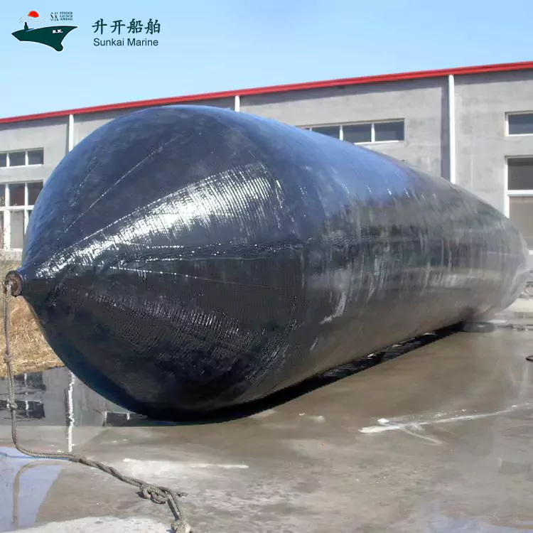 Ang mataas na presyon ng barge ay naglulunsad ng mga airbags